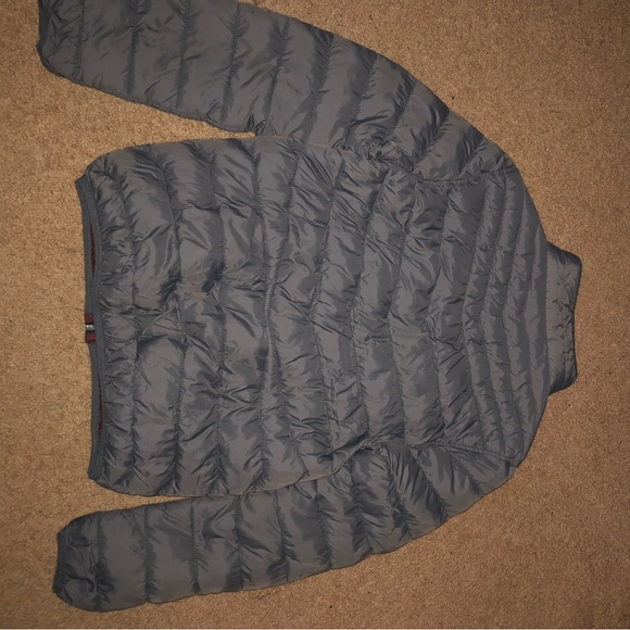 Grey/Maroon Reversable Puffer - Picture 2 of 4